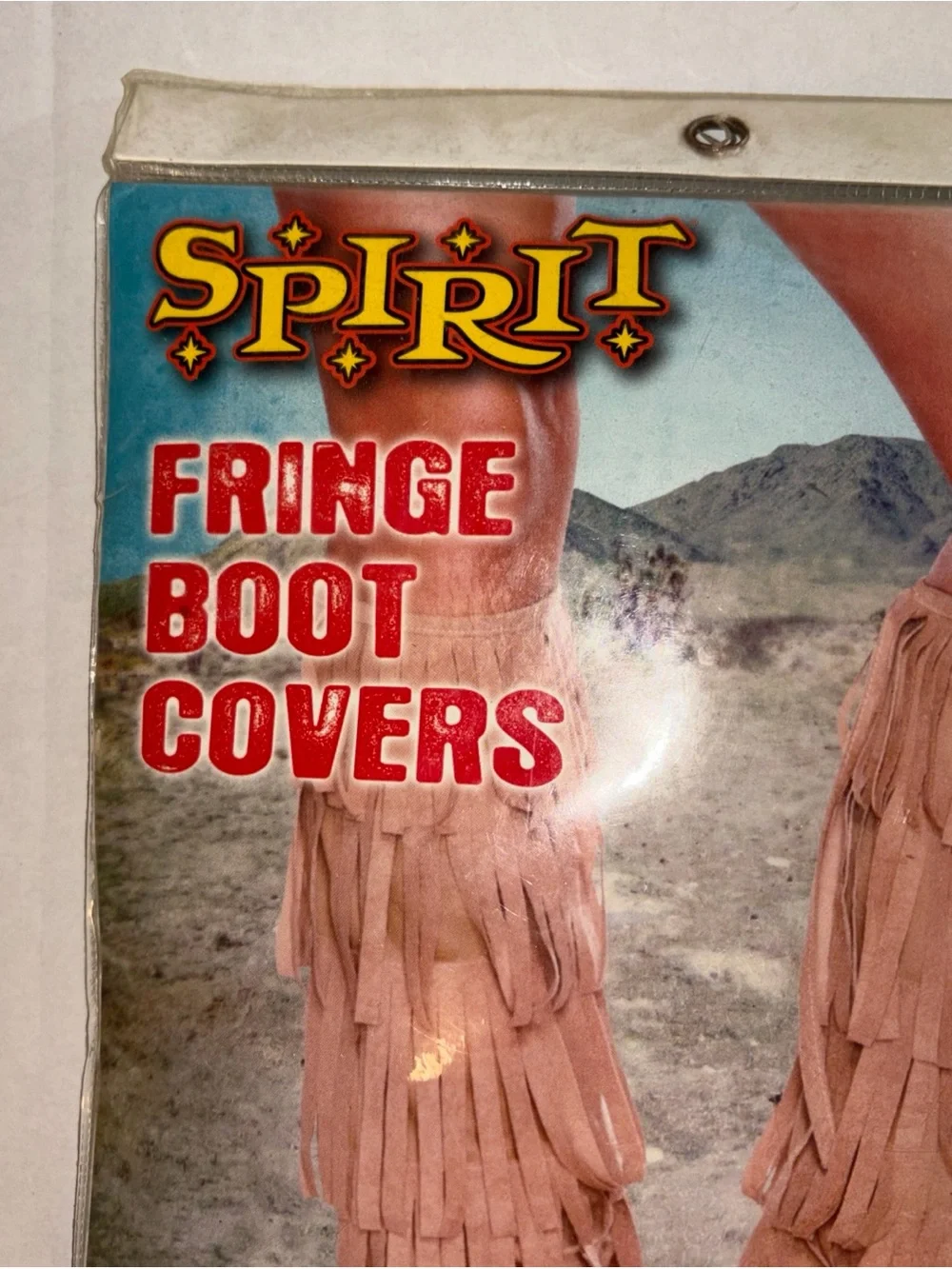 Spirit Halloween Layered Fringe Boot Covers hippie Boho one size BRAND NEW!